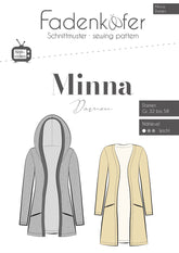 Papierschnittmuster Strickjacke Minna Fadenkäfer